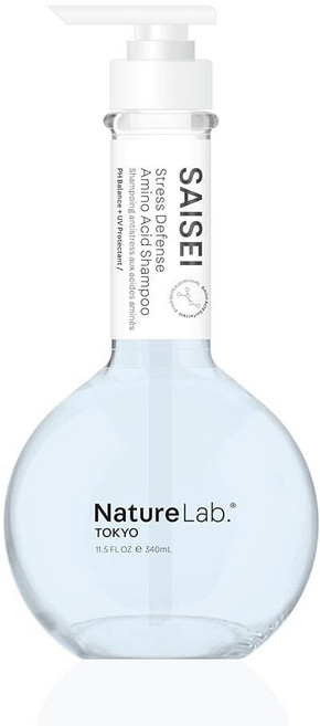 NatureLab.TOKYO SAISEI 스트레스 디펜스 아미노산 샴푸: 더 강하고 건강한 모발을 위한 영양 클렌징 326g(11.5온스)