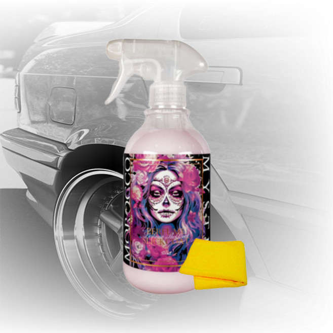 미스틱블러드 미스틱 모로코 퍼퓸 슬릭코트 슬릭코팅제 500ml 물왁스 중간 관리제 광택제 타월, 미스틱블러드 모로코 + 타월