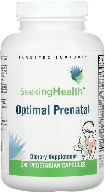 Seeking Health 옵티멀 프리네이탈 베지 캡슐 240정, 1개 - 쿠팡