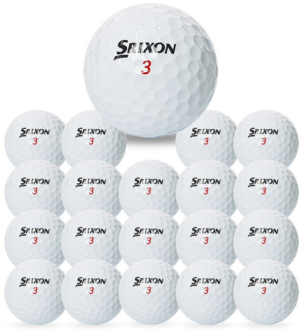아토스포츠 로스트볼 스릭슨 흰색 A+급 골프공, 20개, 1개