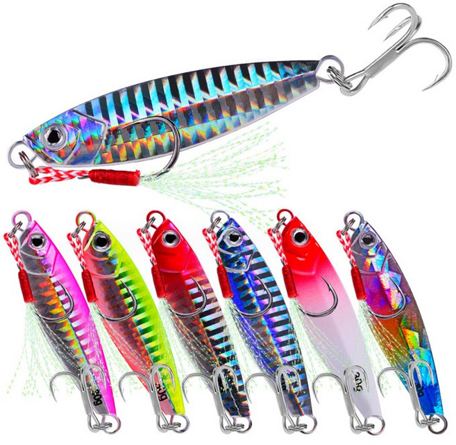 (행운을파는낚시) 카샤 메탈지그 농어 삼치 우럭 배스 방파제 선상낚시, 04.CNG-D컬러, 10g, 1개