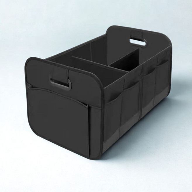 코지로그 트렁크정리 접이보관 자동차 수납박스, 블랙