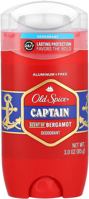 Old Spice 데오드란트 캡틴 브레이버리 & 베르가모트 85g(3oz), OldSpice데오드란트캡틴브레이버리베르가모트85g3o, 85g, 1개