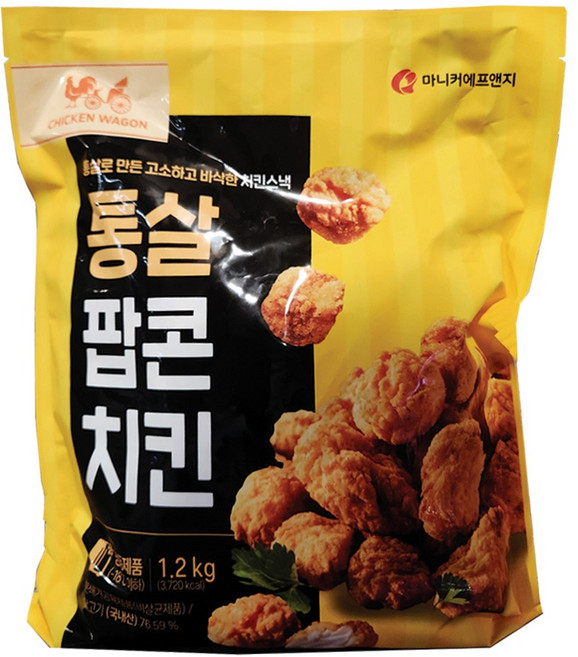 마니커 통살 팝콘 치킨, 1.2kg, 1개