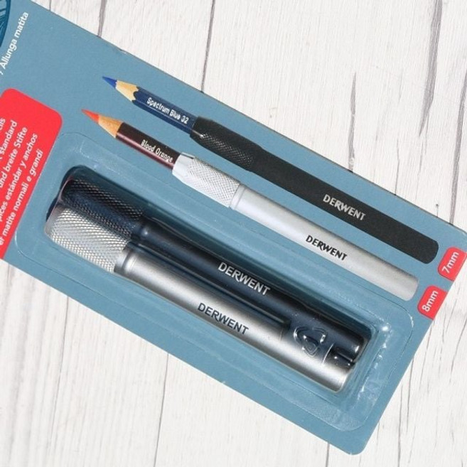 점보 펜슬홀더 일반 더웬트 몽당연필캡..연필깎지 세트 71544EA 1(ea), 색상