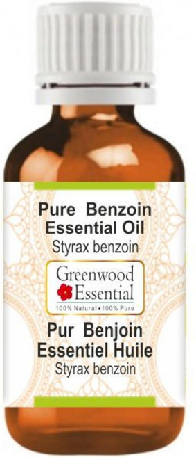 에센셜 오일 프리미엄 퓨어 벤조인 (스티락스 벤조인) 스팀 증류 30ml (1온스), Benzoin, 1.01 Fl Oz (Pack of 1), 1개