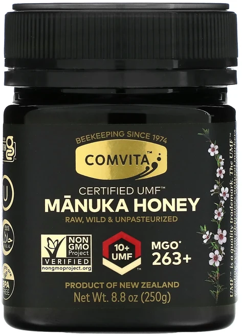 몸관리하세요 겨울입니다 Comvita 마누카 꿀 UMF 10+ MGO 263+ 250g(8.8oz) 특별관리진행, Comvita마누카꿀UMF10MGO263250g88oz, 250g, 1개 - 쿠팡