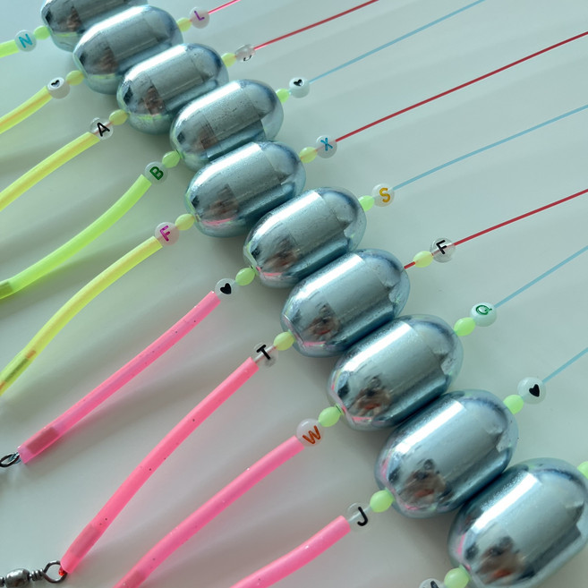 구멍봉돌 1단 2단 채비, 2단 25호, 1개