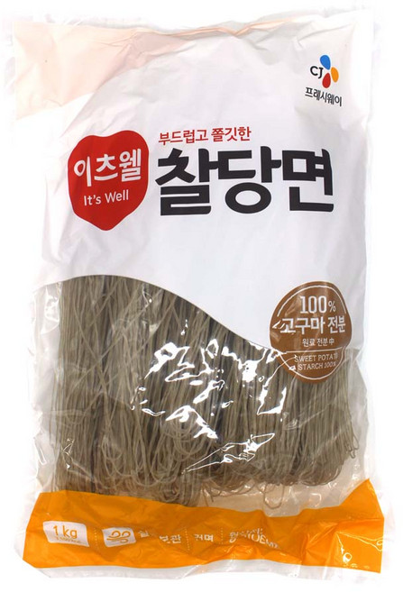 CJ 이츠웰 찰당면 1KG 10개