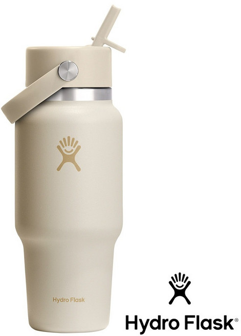 Hydro Flask 提環吸管隨行杯 24oz 椰奶黃 HWT24CFS, 1個