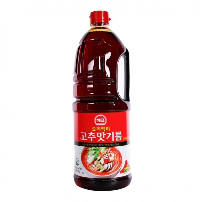 해표 요리백미 고추맛기름, 1.8L, 2개