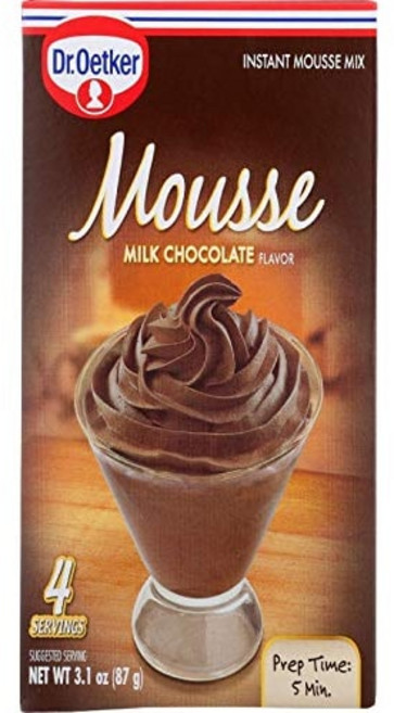 오트커 밀크 초콜릿 무스 88g Oetker Milk Chocolate Mousse 3.1 Ounce, 1개