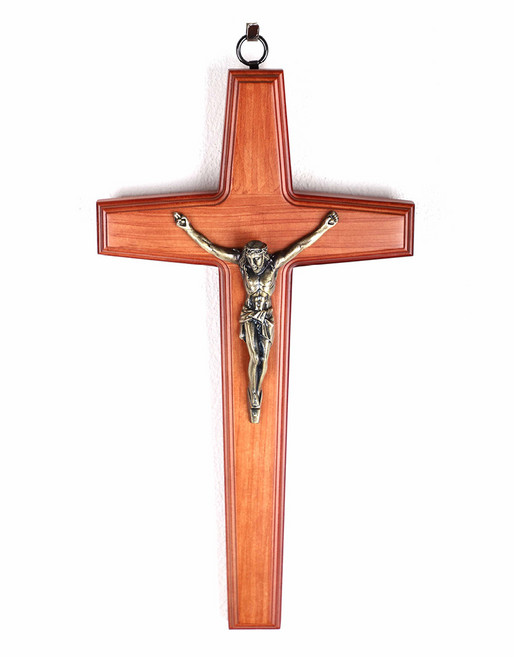 십자고상 카톨릭 십자가 벽걸이 나무 원목십자가, 114 x 212mm, 1개