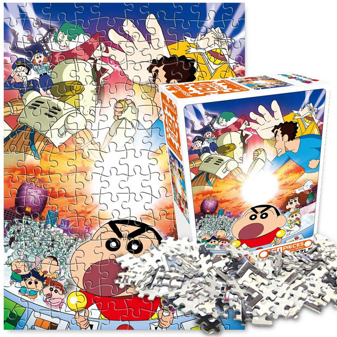 짱구는 못말려 직소 퍼즐 150조각, 1개, 로봇아빠의 역습, 150피스