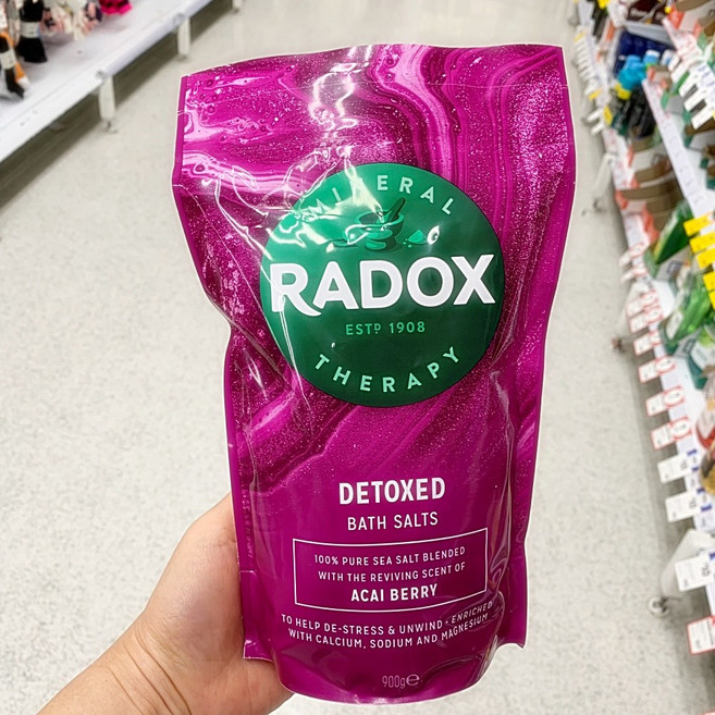 라독스 아사이 베리향 바스 솔트 900g Radox Acai Berry Bath Salts, 1개