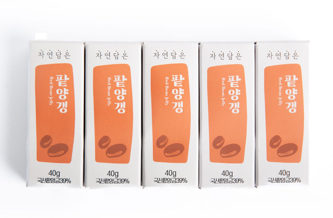 경동시장 자연담은 팥양갱 [소비기한 260722], 10개, 40g