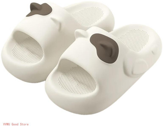 3D 동물 귀 구름 샌들 실내 슬라이드 두꺼운 바닥 슬리퍼