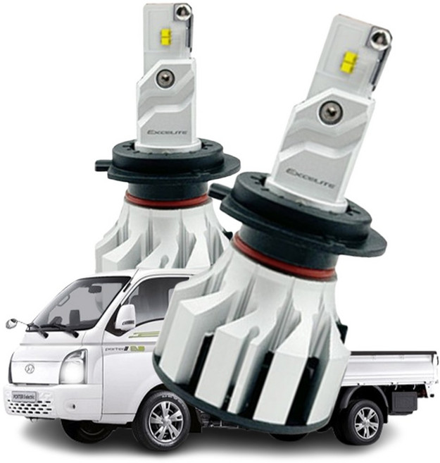 [내일도착상품] 합법인증 포터2 / EV / 전기차 LED 전조등 12v, H7, 2개