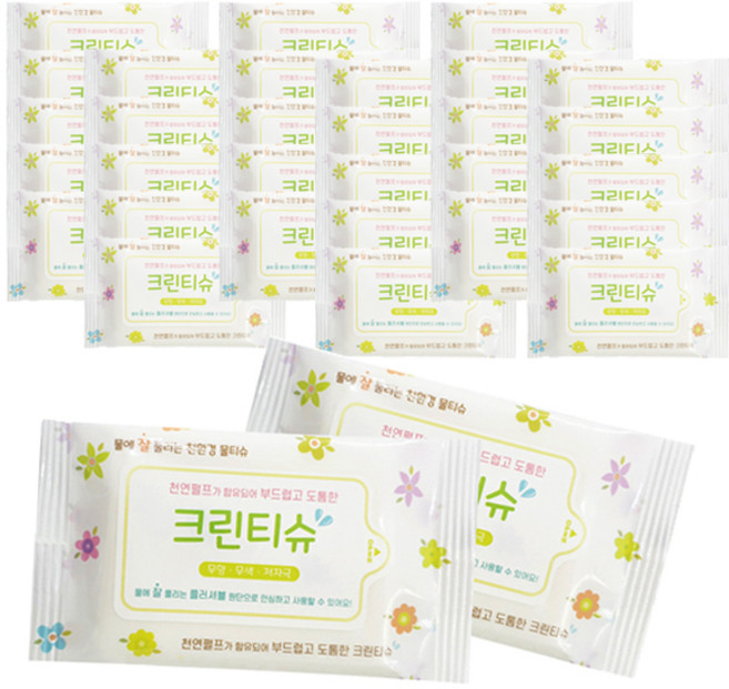 비집고 프리미엄 미니 휴대용 포켓 물티슈, 55g, 10매입, 30개