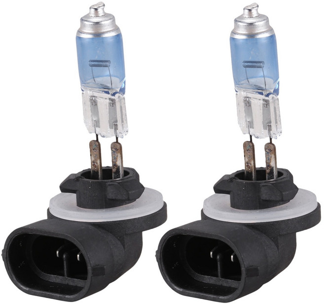 자동차용 881 100W DC 12V 슈퍼 화이트 할로겐 안개등 전구 2개, 881/ 100W, 표시된 대로