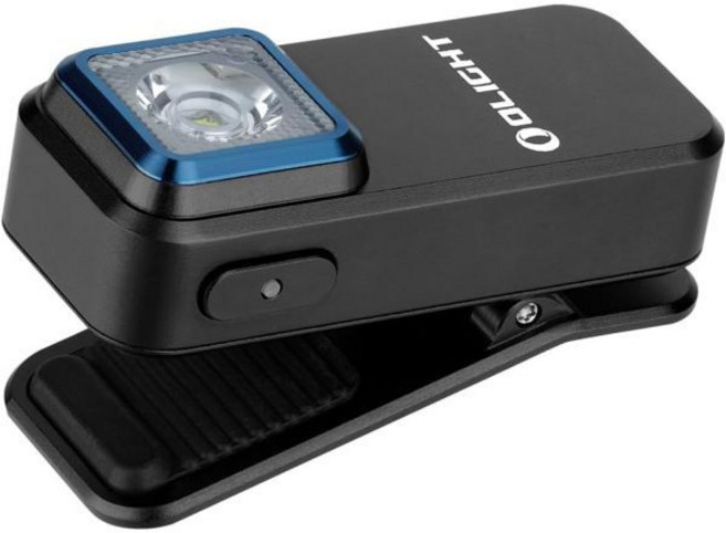 OLIGHT Oclip 충전식 EDC 손전등 300루멘 듀얼 소스 컴팩트 포켓 클립 조명 편리한 USB C 충전 작업 사이클링 비상 신호 도구블랙용 마그네틱, Black, 1개, A. 블랙