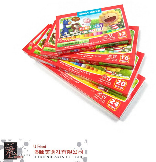SIMBALION 雄獅 粉蠟筆 Oil Pastels 多色選擇, 1個, 30色, 30色