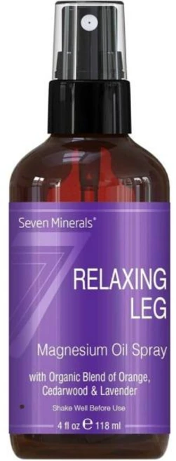Seven Minerals 세븐미네랄 릴랙싱 레그 마그네슘 오일 스프레이 118ml, 1개 - 쿠팡