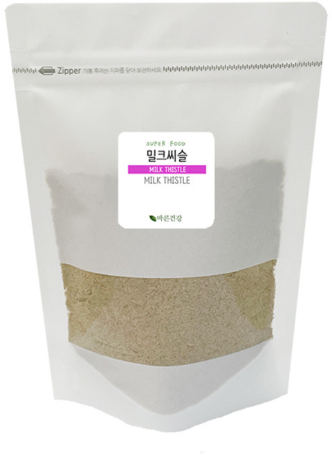 MILK THISTLE POWDER 밀크씨슬 분말 밀크시슬 씨앗 가루 100% 폴란드산, 1개, 300g