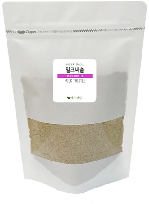 MILK THISTLE POWDER 밀크씨슬 분말 밀크시슬 씨앗 가루 100% 폴란드산, 1개, 300g - 쿠팡