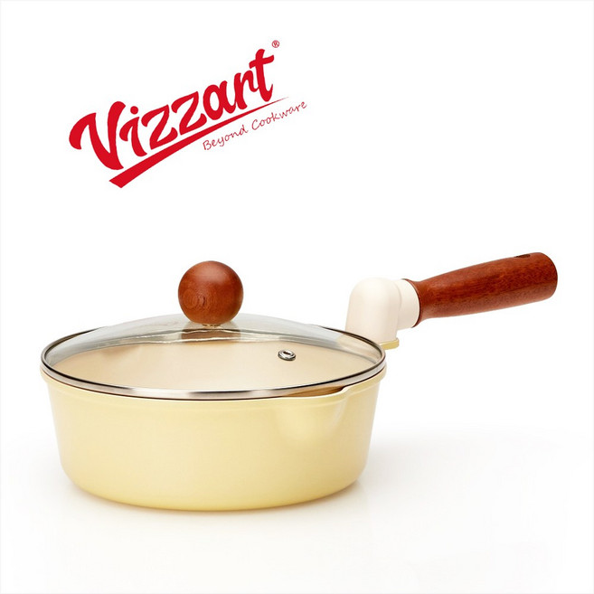 비자트 IH 스피드 세라믹 편수냄비 20cm/직화사용가능/라면냄비/도매프라자, 1개, 20cm