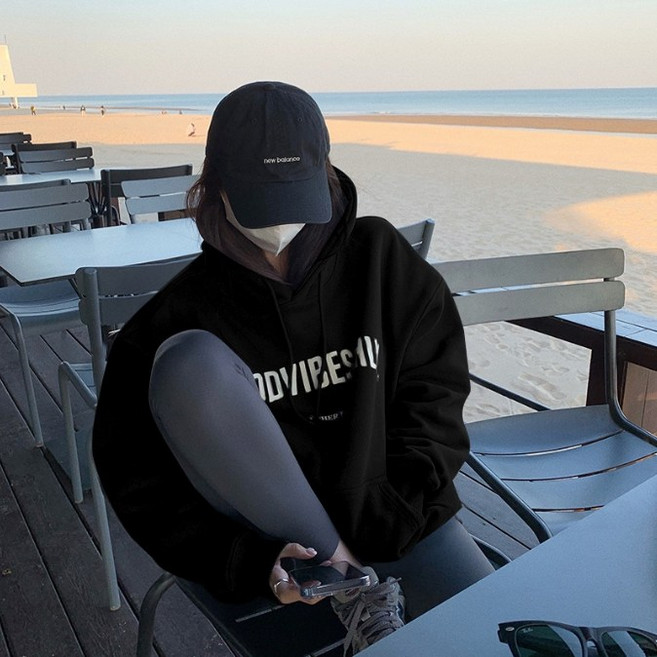 [Bahn 5컬러] 바이브 맨투맨 쭈리 후드티