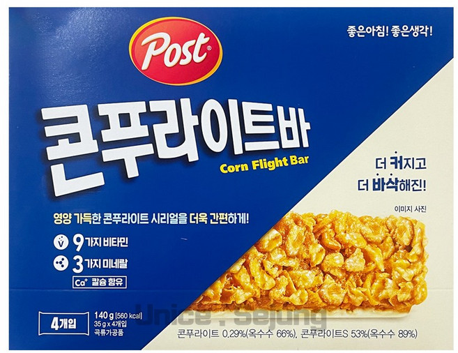 포스트 콘푸라이트 밀크바 270g X 2개, 140g, 1개