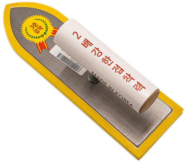 신용 타일 메지고대 메지헤라 3중접착 고데 손잡이형 고무헤라, 라운드 SY 210, 1개