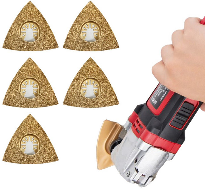 아띠꼴로 멀티 커터날 목재 금속 세라믹 커팅날 5개1세트, 1세트, 12.타일대리석연마패드