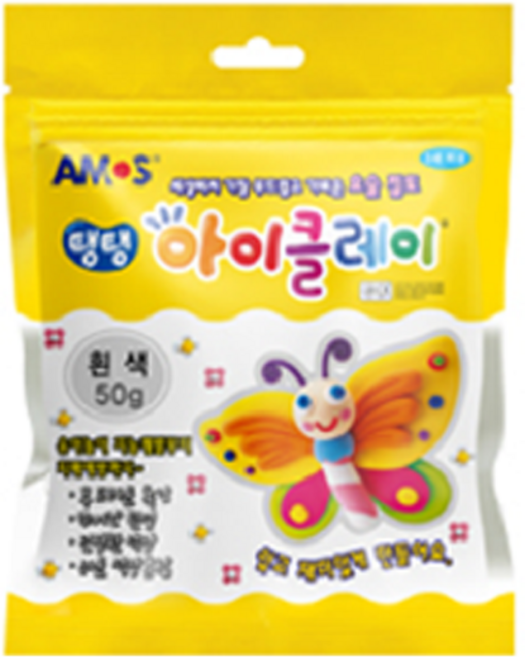 아모스 탱탱 아이클레이 파우치 2500 (1개입), 50g, 1개