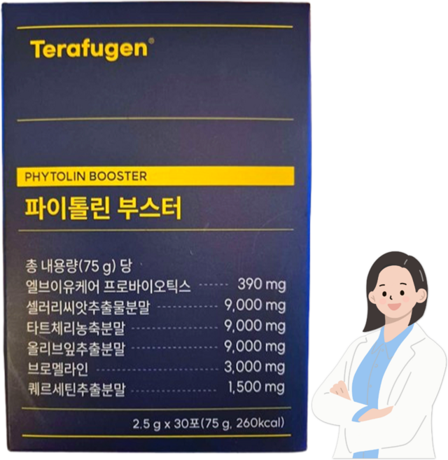 테라퓨젠 파이톨린 부스터 브로멜라인 퀘르세틴, 1개