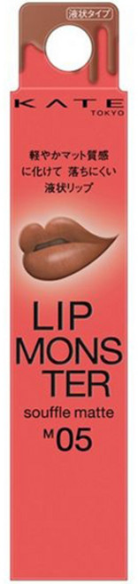 KATE 凱婷 Lip Monster 舒芙蕾霧面唇釉, 1個, M05