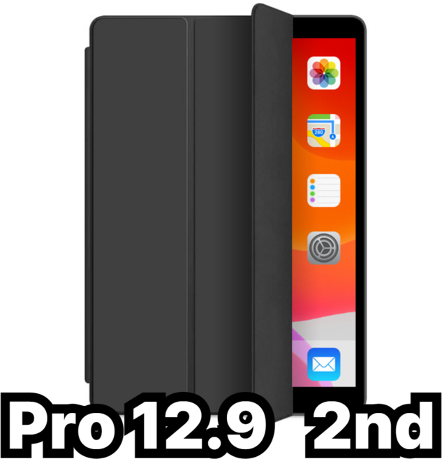 아이패드 프로12.9 2세대 펜슬수납케이스 A1670 A1671, Pro12.9 2세대 블랙