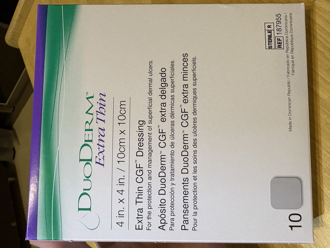DuoDERM Extra Thin CGF 敷料, 10