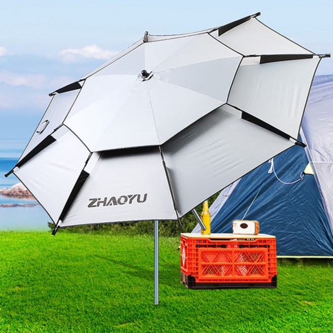 [나사] 리브리움 파라솔 낚시 대형 캠핑 받침대, 리브리움 꺽임 파라솔 아이보리