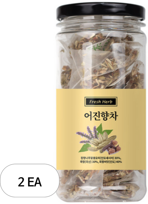 신선약초 어진향차 삼각티백, 1.5g, 20개입, 2개