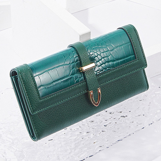 악어가죽 여성 장지갑 클러치 엄마 지갑 선물