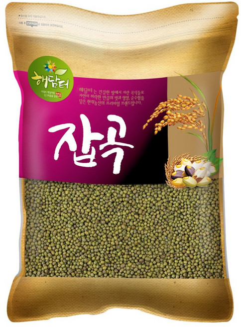 현대농산 수입 통녹두 녹두콩 녹두밥, 5kg, 1개