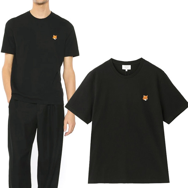 26SS 메종키츠네 폭스헤드 반팔티 PM00107KJ7026 P199