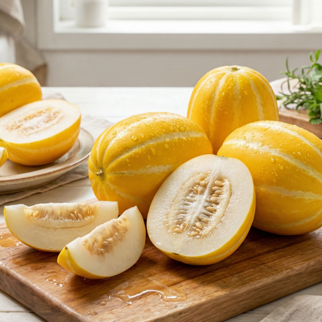 [제철맞이특가] 당도폭격 아삭달콤한 고당도 성주 참외, 1개, 5kg(가정용 혼합과)