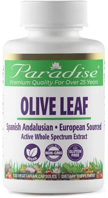 파라다이스허브 올리브잎 추출물 캡슐 Paradise Herbs Olive Leaf Extract, 1개, 120정 - 쿠팡