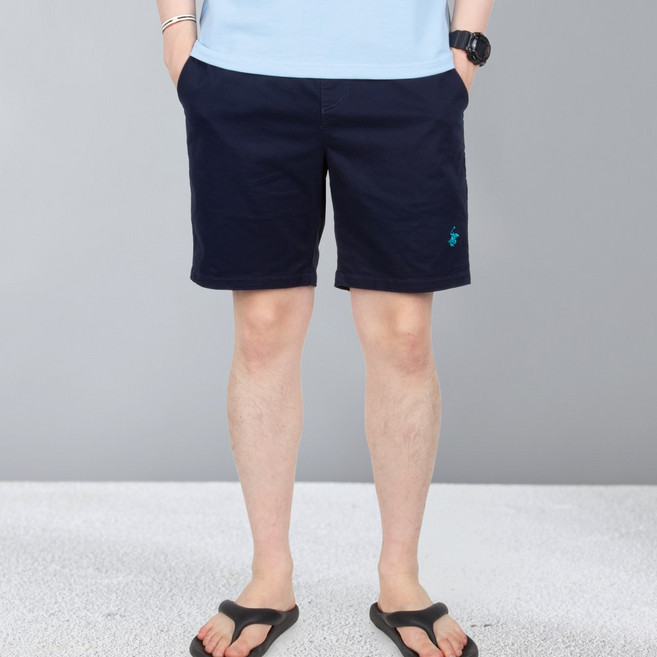 비버리힐스폴로클럽 코튼 남성 베이직 반바지 릴렉스핏 커플 여름 5부 BP-1028