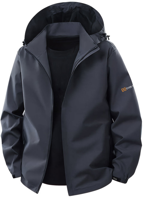 에버유어스 바람막이 남성 방수자켓 후드 탈부착 아우터 점퍼