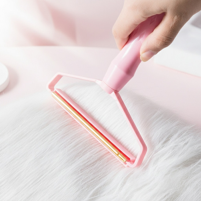 휴대용 옷먼지제거기 강아지 고양이 털 제거기, 1개