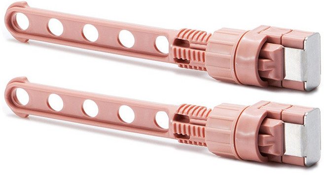 모노치 창틀 옷걸이 빨래건조대, 핑크, 2개